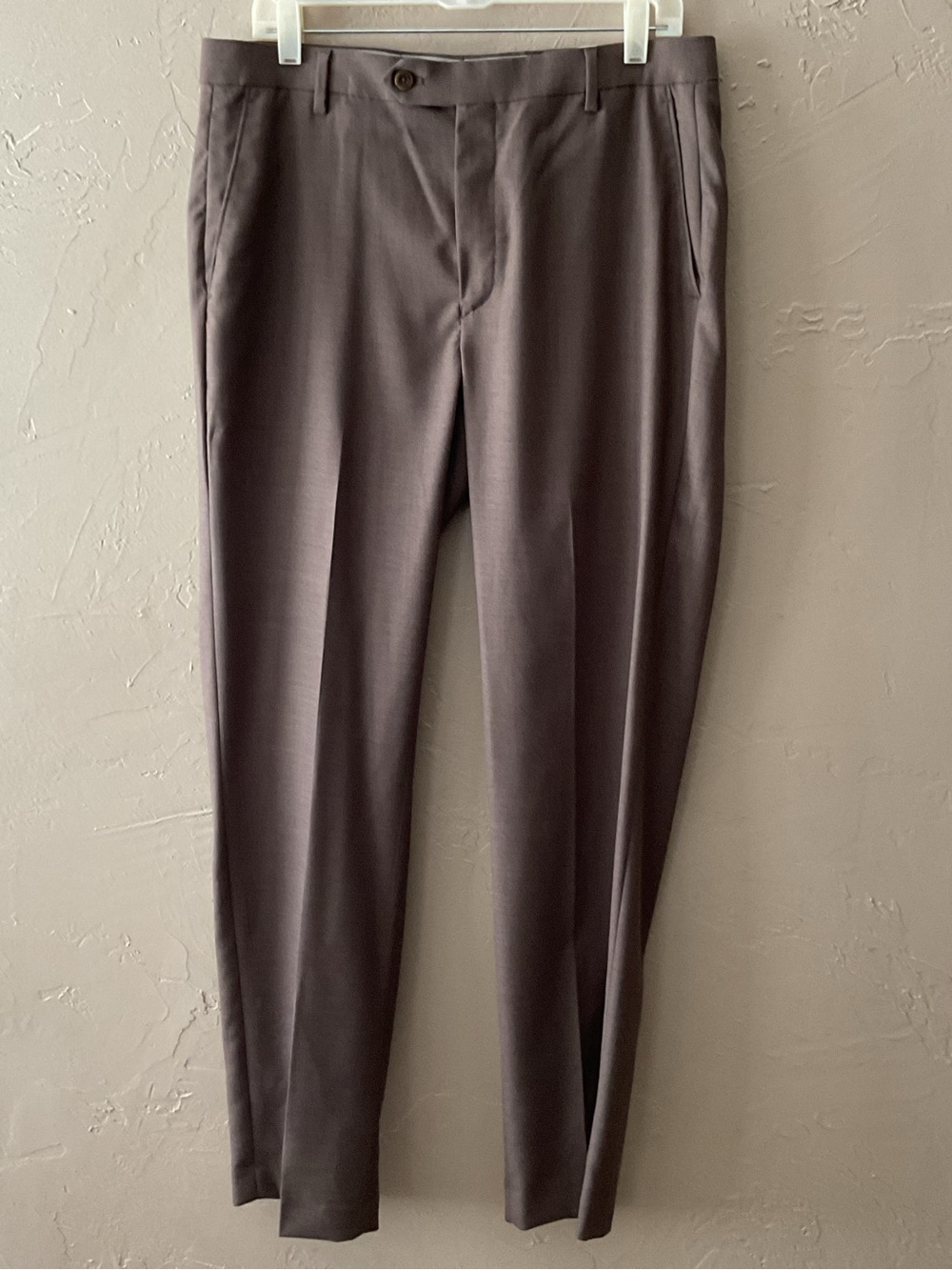 Michael Kors Men's Dark Brown Dress Trousers - Picture 6 of 6